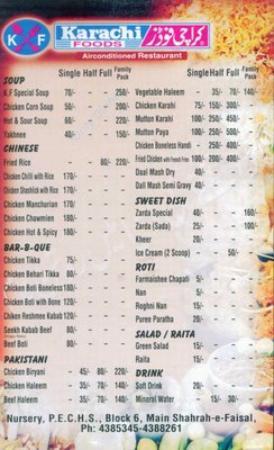 Food Menu