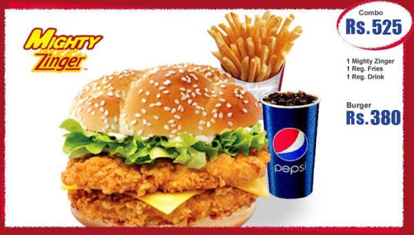 Kfc Karachi Kfoods Carries Special Deals And Offers For Lunch Dinner With Comprehensive Information